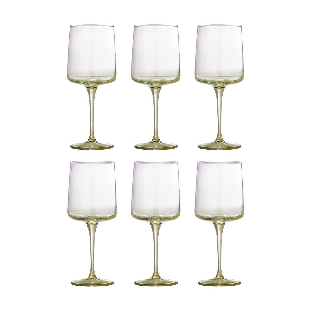Luciana Wine Glasses Set of 6 - Multi