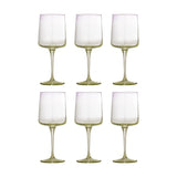 Luciana Wine Glasses Set of 6 - Multi
