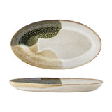 Jules Oval Stoneware Platter - Cream