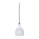 Elga Stoneware Pendant Light - White