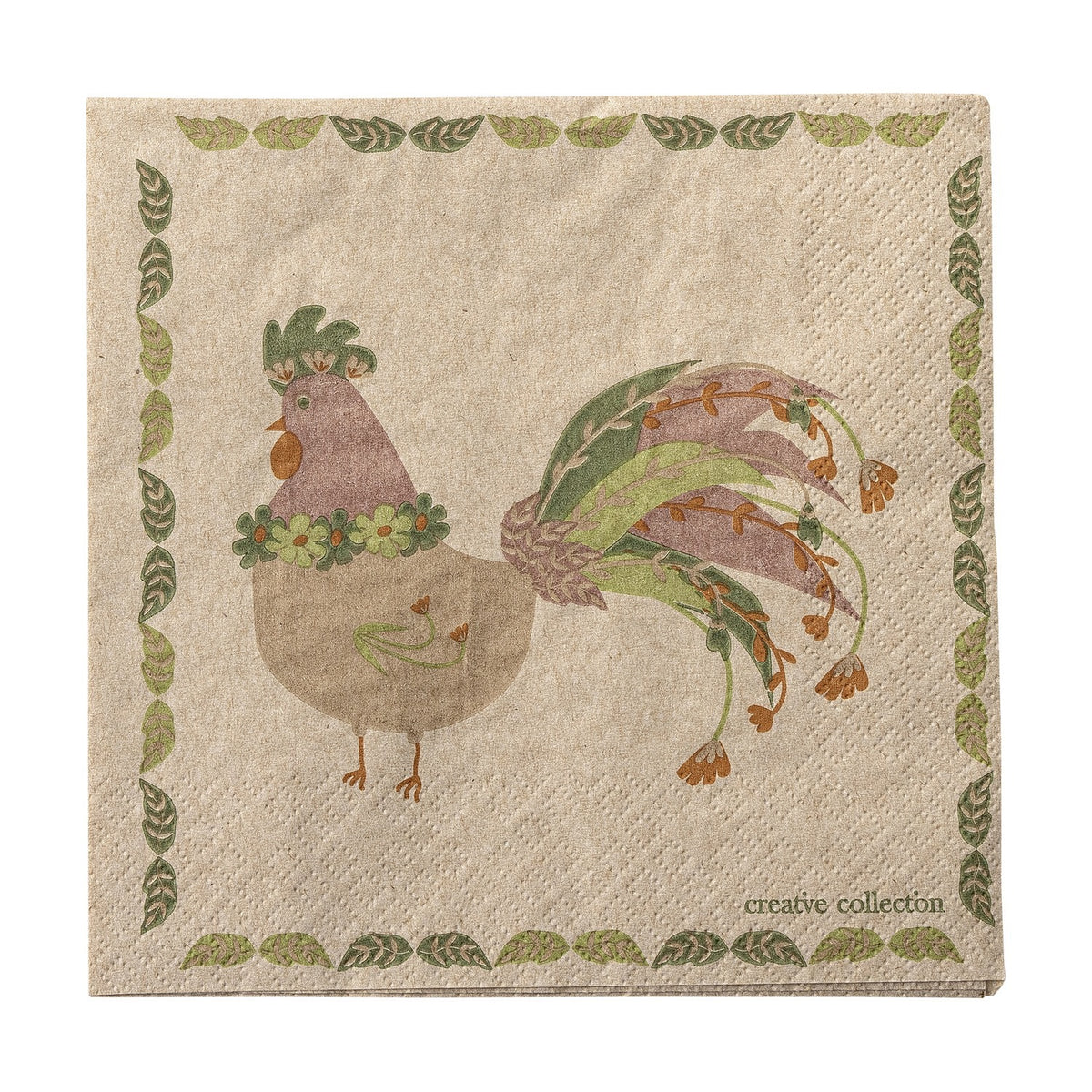 Joshua Paper Napkins Pack of 20 - Beige