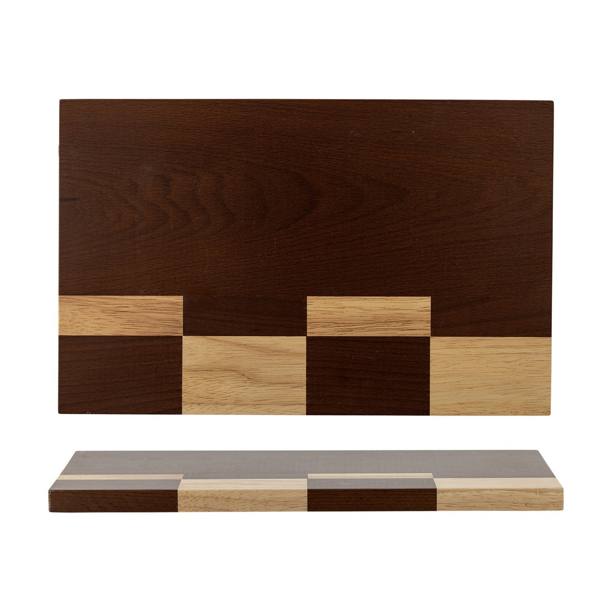 Seldon Geometric Chopping Board - Brown