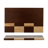Seldon Geometric Chopping Board - Brown