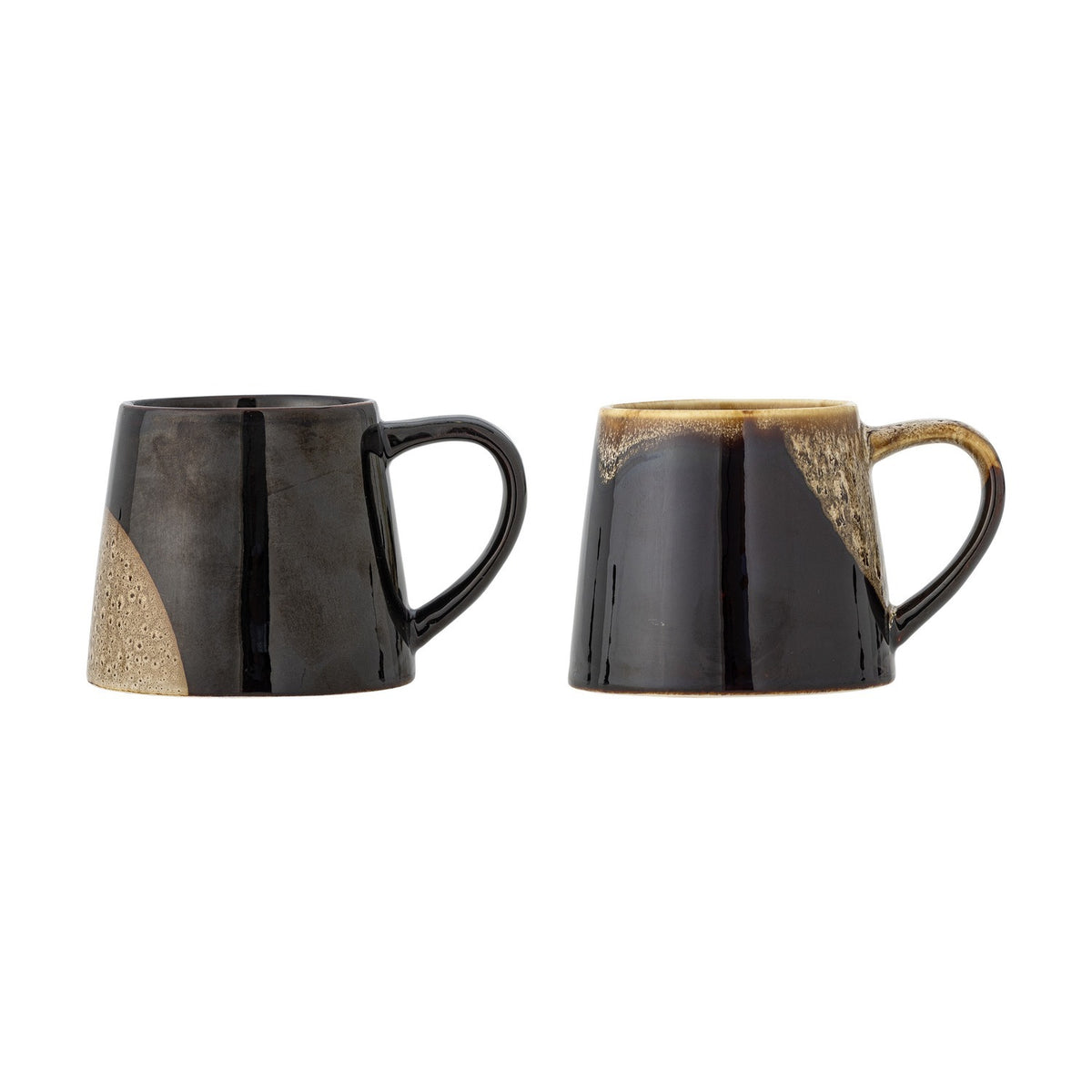 Rye Stoneware Mugs 300ml Set of 2 - Brown