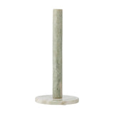 Emy Round Marble Kitchen Roll Holder - Green