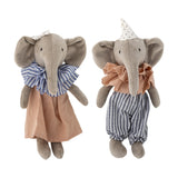 Tiko Striped Rag Dolls Set of 2 - Grey
