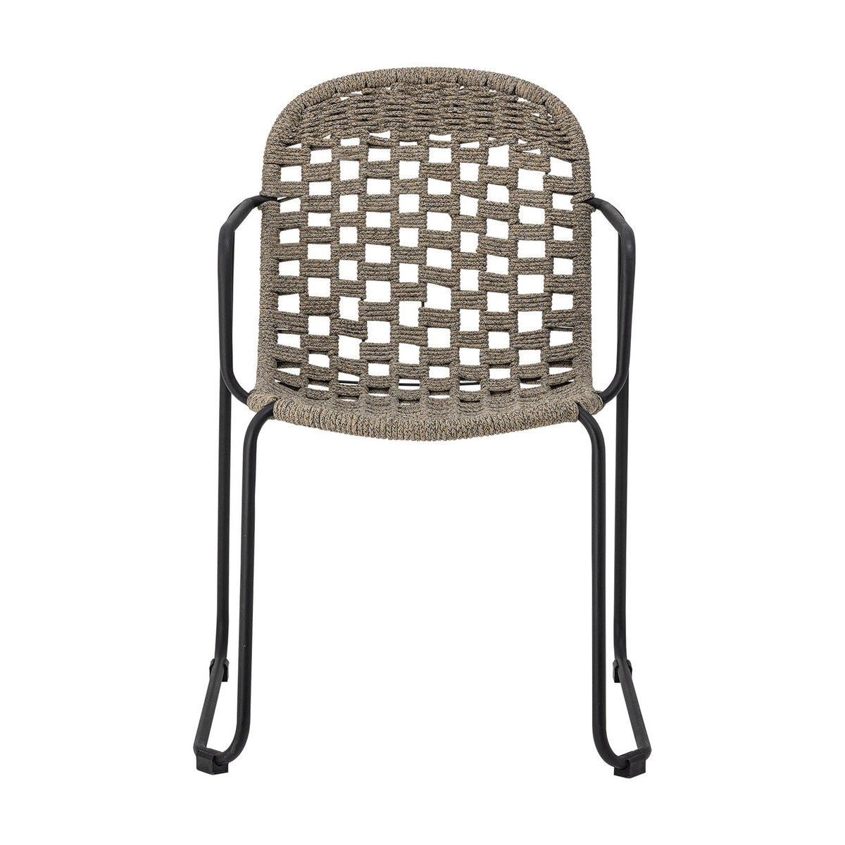 Calana Iron Garden Chair - Brown