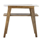 Livi Wooden Side Table - Brown