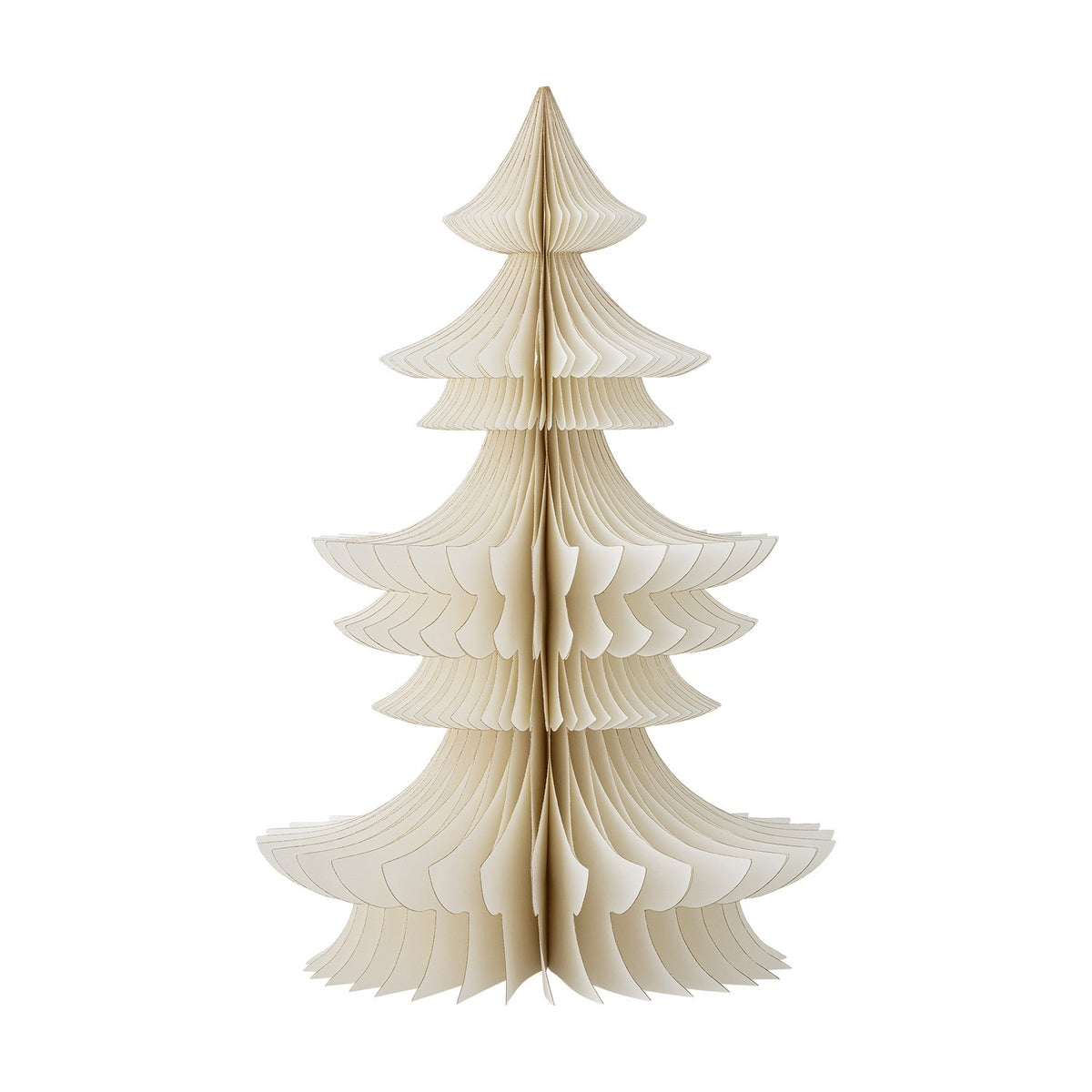 Milan Paper Christmas Decoration - Cream