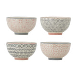 Cécile Floral Stoneware Bowls 13.5cm Set of 4 - Multi