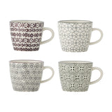 Karine Stoneware Mugs 380ml Set of 4 - Multi