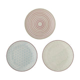 Patrizia Dotted Stoneware Side Plates Set of 3 - Multi