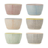 Carla Stoneware Bowls 11cm Set of 6 - Multi