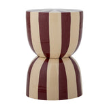 Vrea Striped Iron Side Table - Multi
