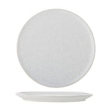 Addison Speckled Stoneware Dinner Plate - White