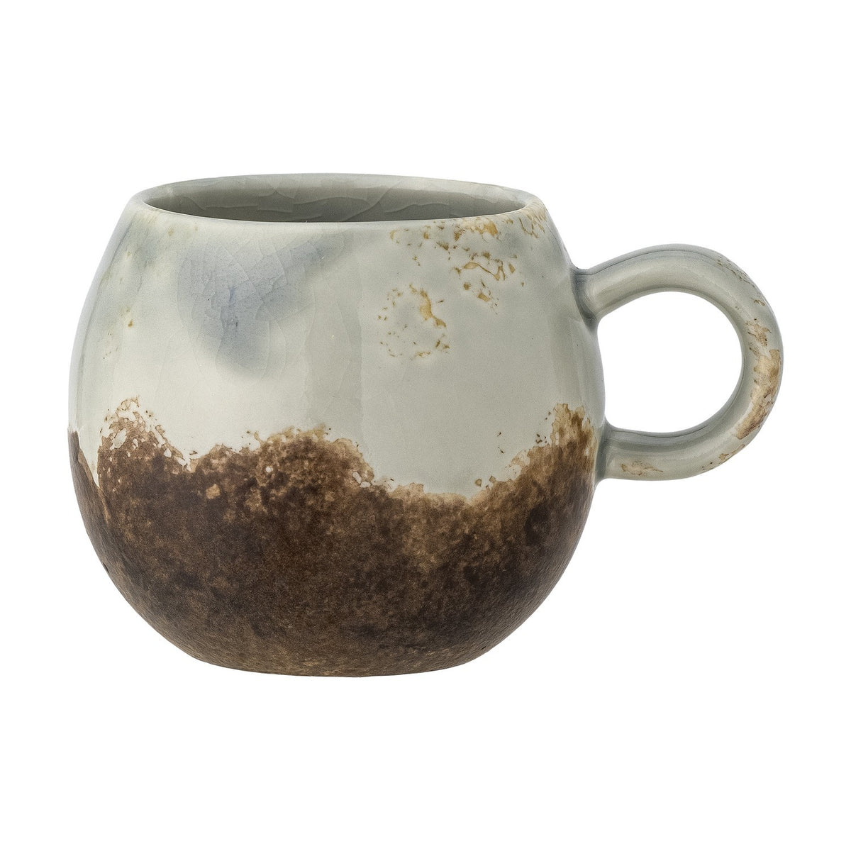 Paula Crackle Stoneware Cup 275ml - Grey