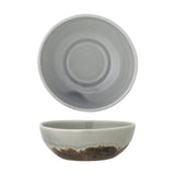 Paula Crackle Stoneware Bowl 16cm - Grey