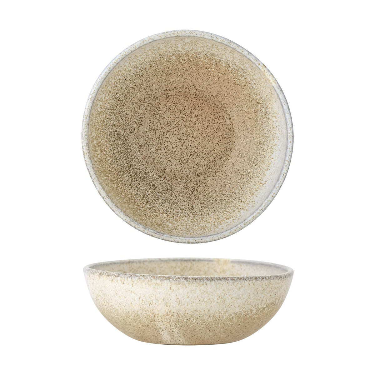 Paula Stoneware Bowl 16cm - Beige