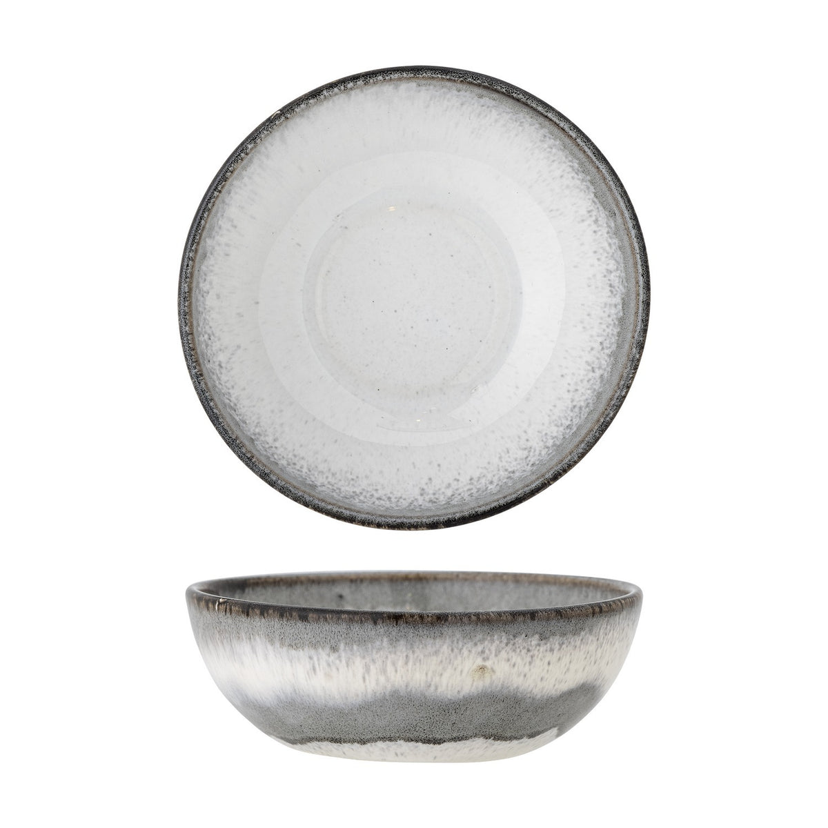 Paula Stoneware Bowl 16cm - Grey