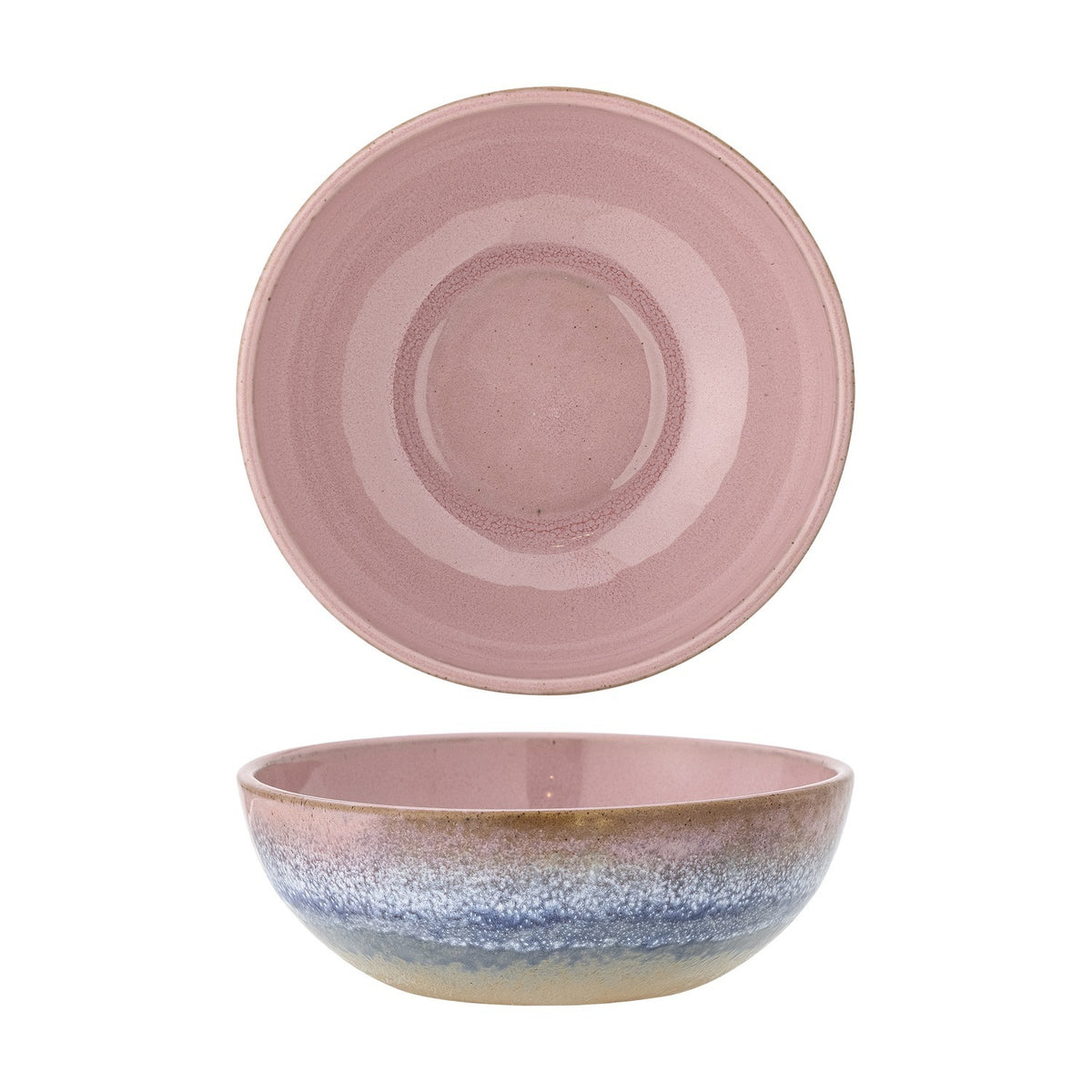 Paula Stoneware Bowl 16cm - Pink