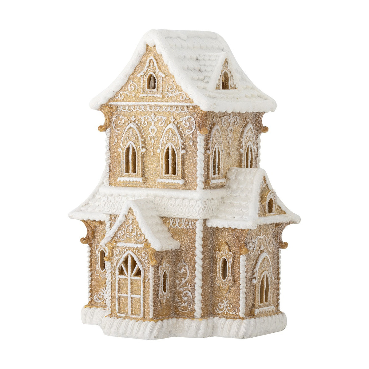 Kevin Resin Christmas Decoration with Light - Brown