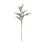 Pine Artificial Christmas Stem 91cm in green, a single branch with fine needles and small cones on a slender twig-like stalk, shown on a plain white background.