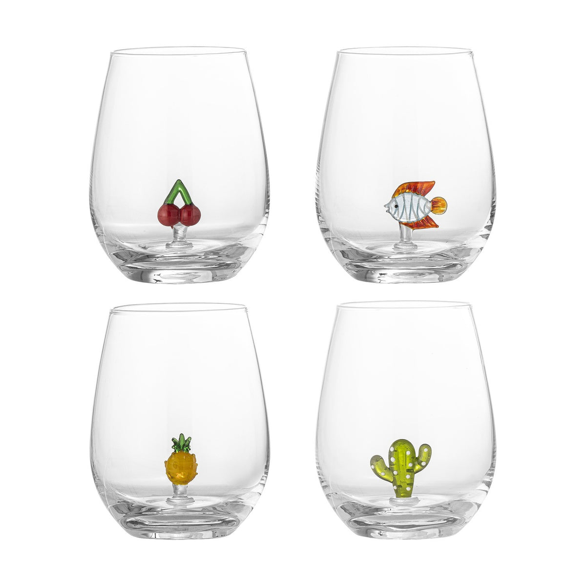 Misa Tumblers Set of 4 - Clear