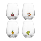Misa Tumblers Set of 4 - Clear