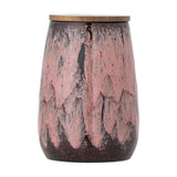 Rayen Stoneware Storage Jar with Lid 1330ml - Pink