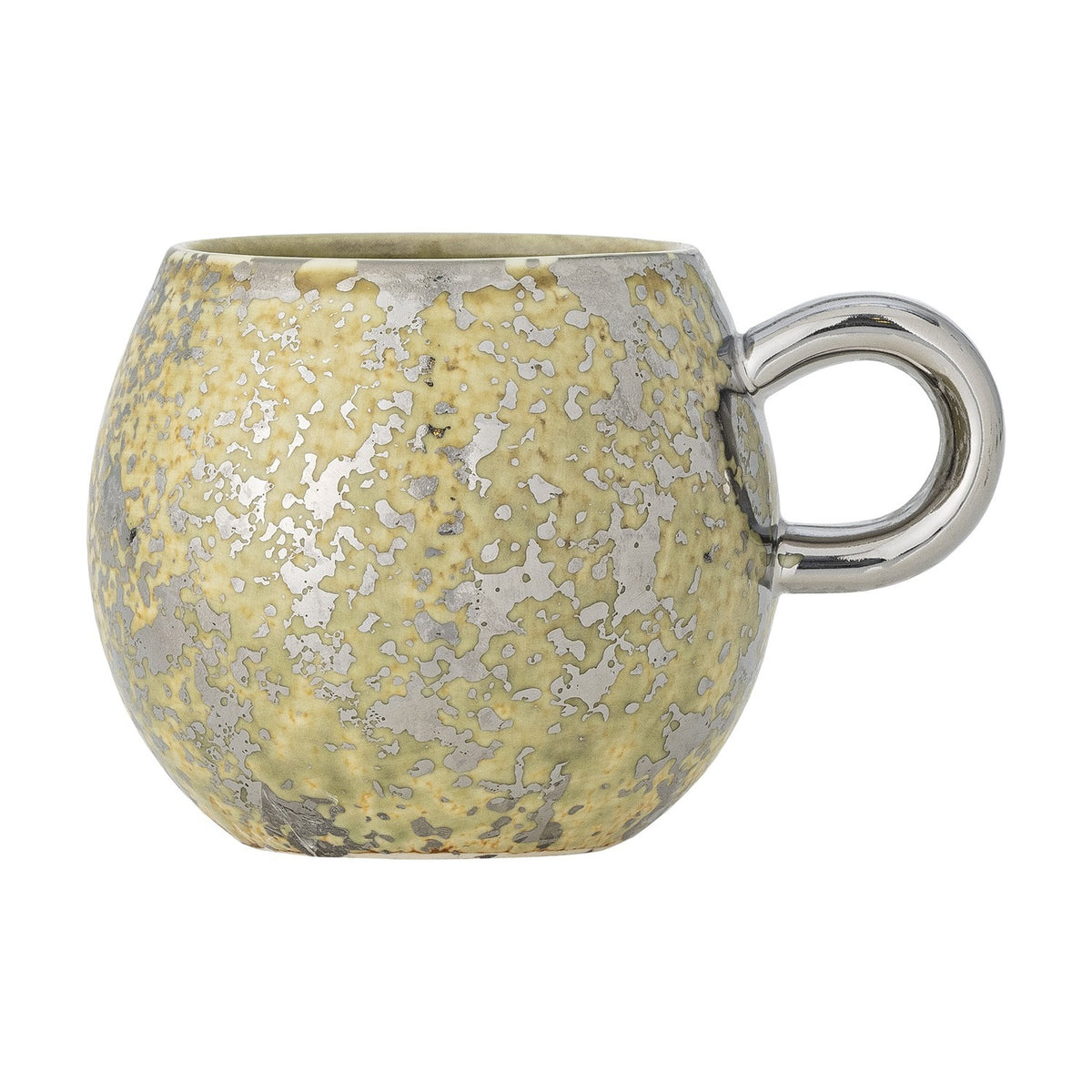 Paula Lustre Stoneware Cup 275ml - Green