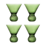 Corliss Cocktail Glasses Set of 4 - Green