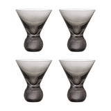 Corliss Cocktail Glasses Set of 4 - Grey