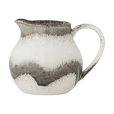 Paula Wavy Stoneware Milk Jug 435ml - White