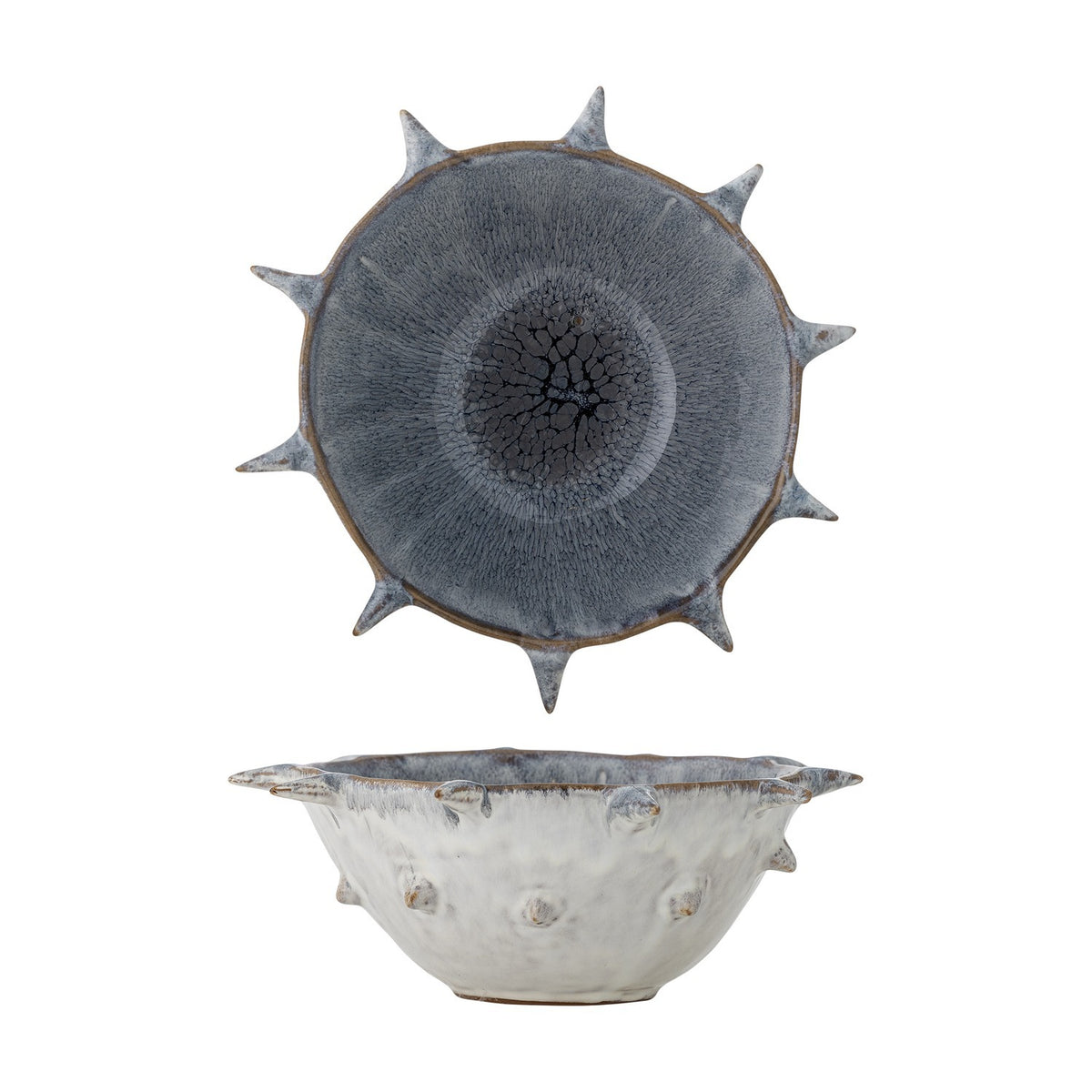 Edie Stoneware Bowl 22.5cm - Blue