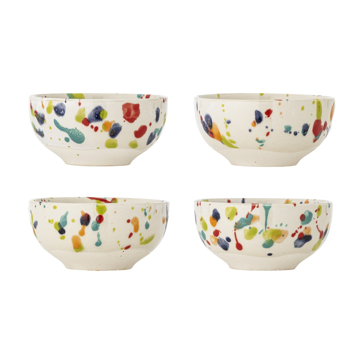 Freckles Stoneware Bowls 11.5cm Set of 4 - Multi