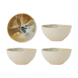 Lacey Stoneware Bowls 15cm Set of 4 - Multi