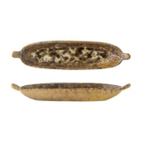 Milani Marbled Stoneware Platter - Brown