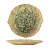 Milani Round Stoneware Platter - Green