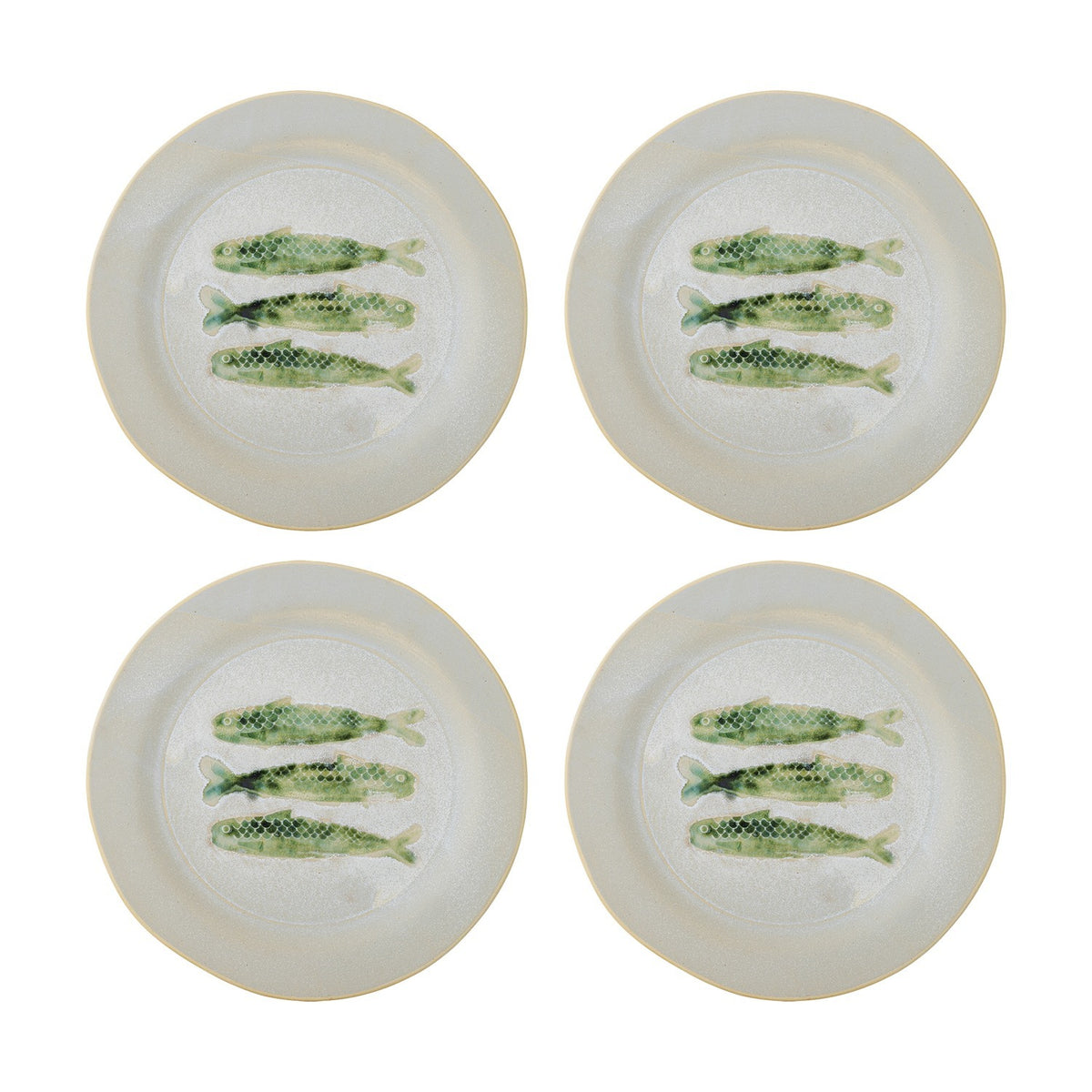 Hadden Stoneware Dinner Plates Set of 4 - Cream