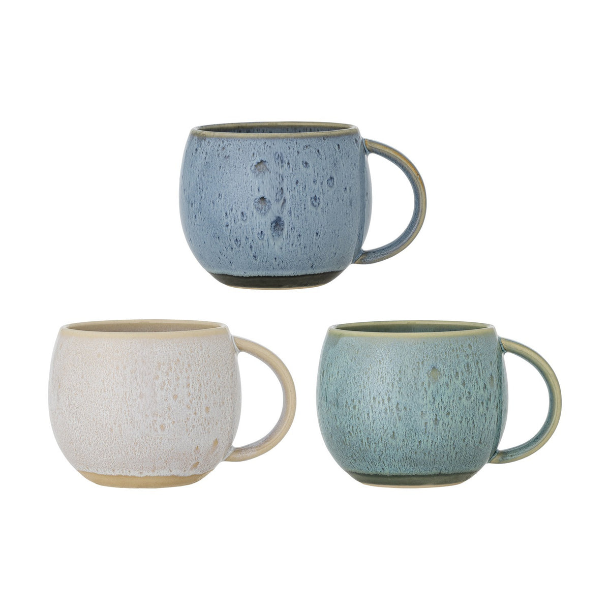 Harriet Stoneware Mugs 420ml Set of 3 - Multi