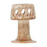Patty Stoneware Tealight Holder - Beige
