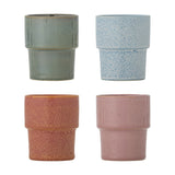 Ewan Speckled Stoneware Cups 150ml Set of 4 - Multi