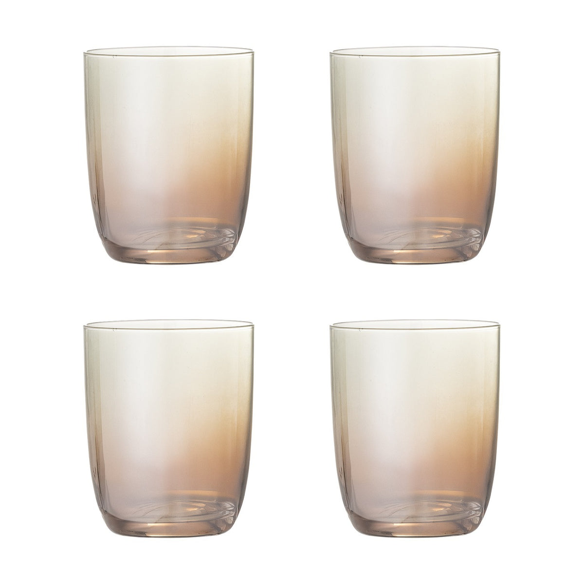 Aston Tumblers Set of 4 - Amber