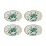 Hadden Stoneware Plates 29x18cm Set of 4 - Cream