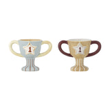 Trophy Stoneware Egg Cups Set of 2 - Multi