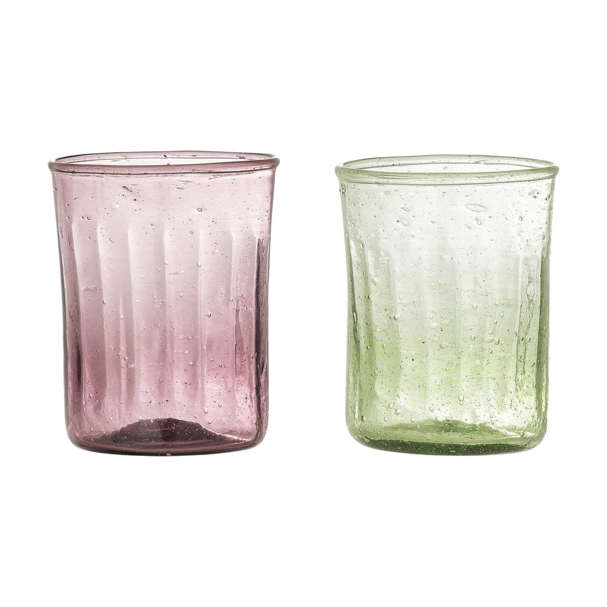 Sunil Ribbed Tumblers Set of 2 - Multi