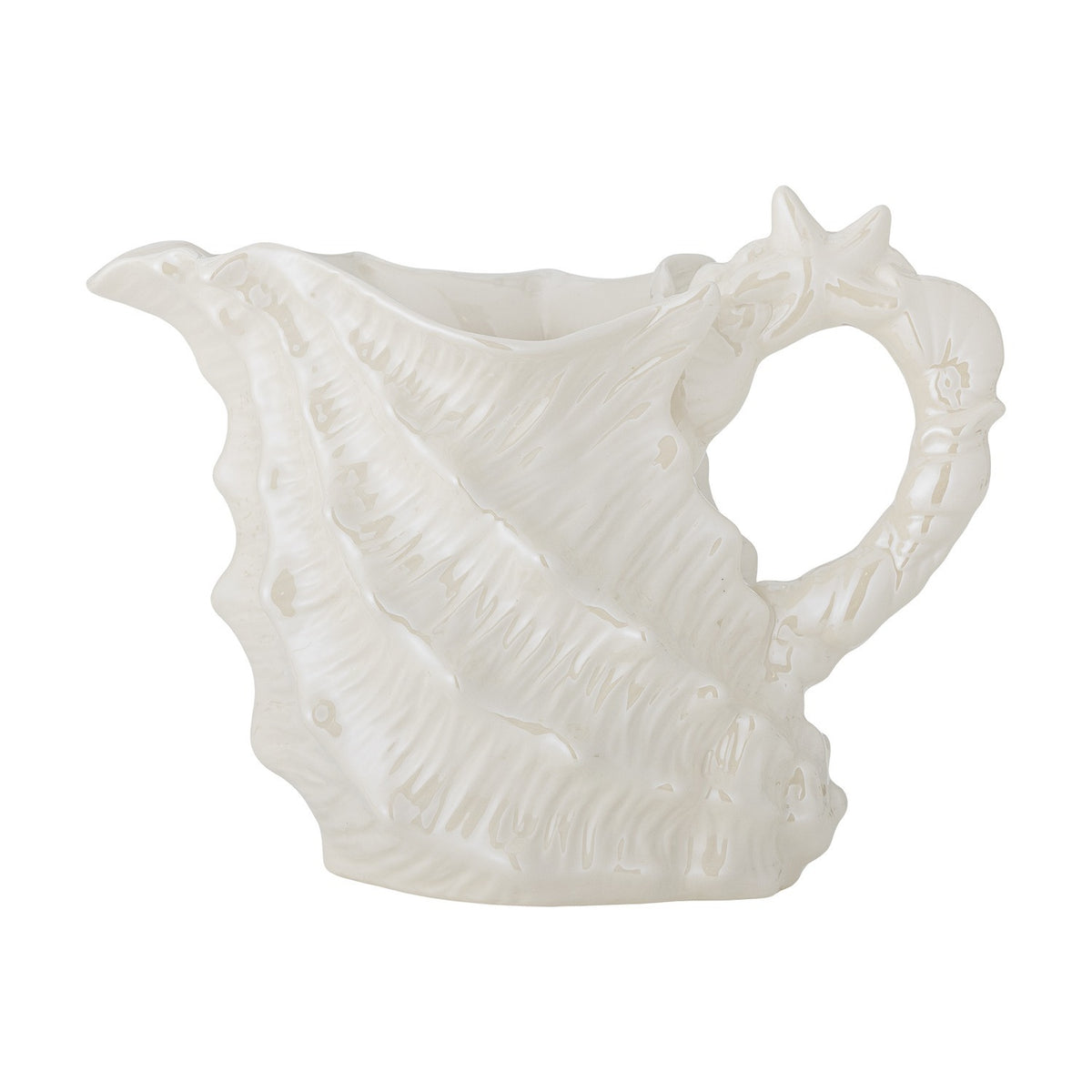Shellie Stoneware Jug 1000ml - White