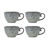 Katrina Stoneware Cups 365ml Set of 4 - Grey