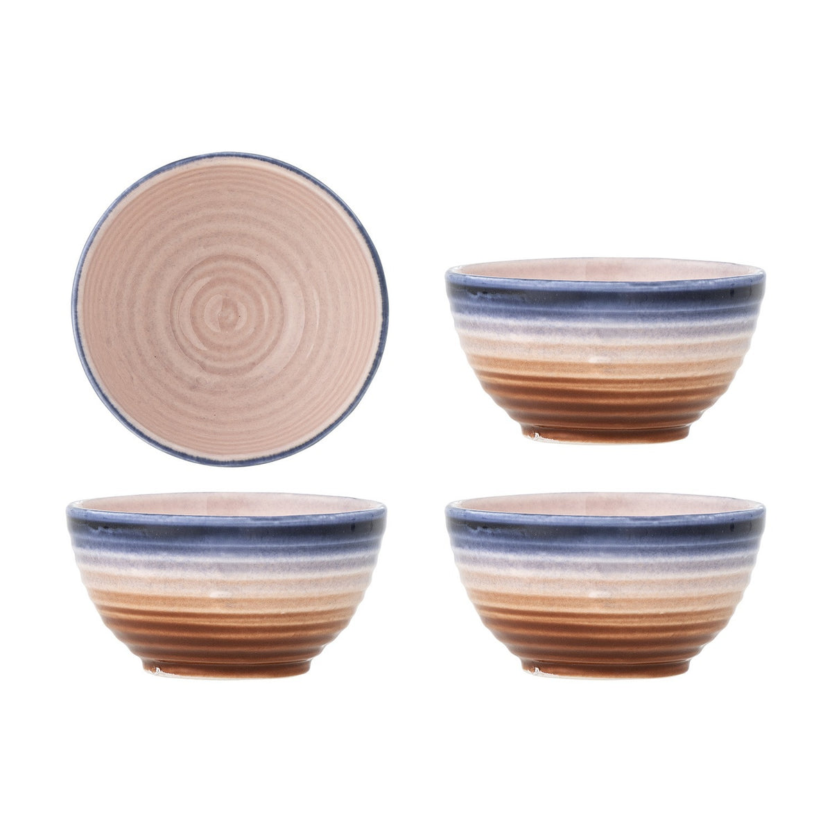 Tatum Stoneware Bowls 9cm Set of 4 - Multi
