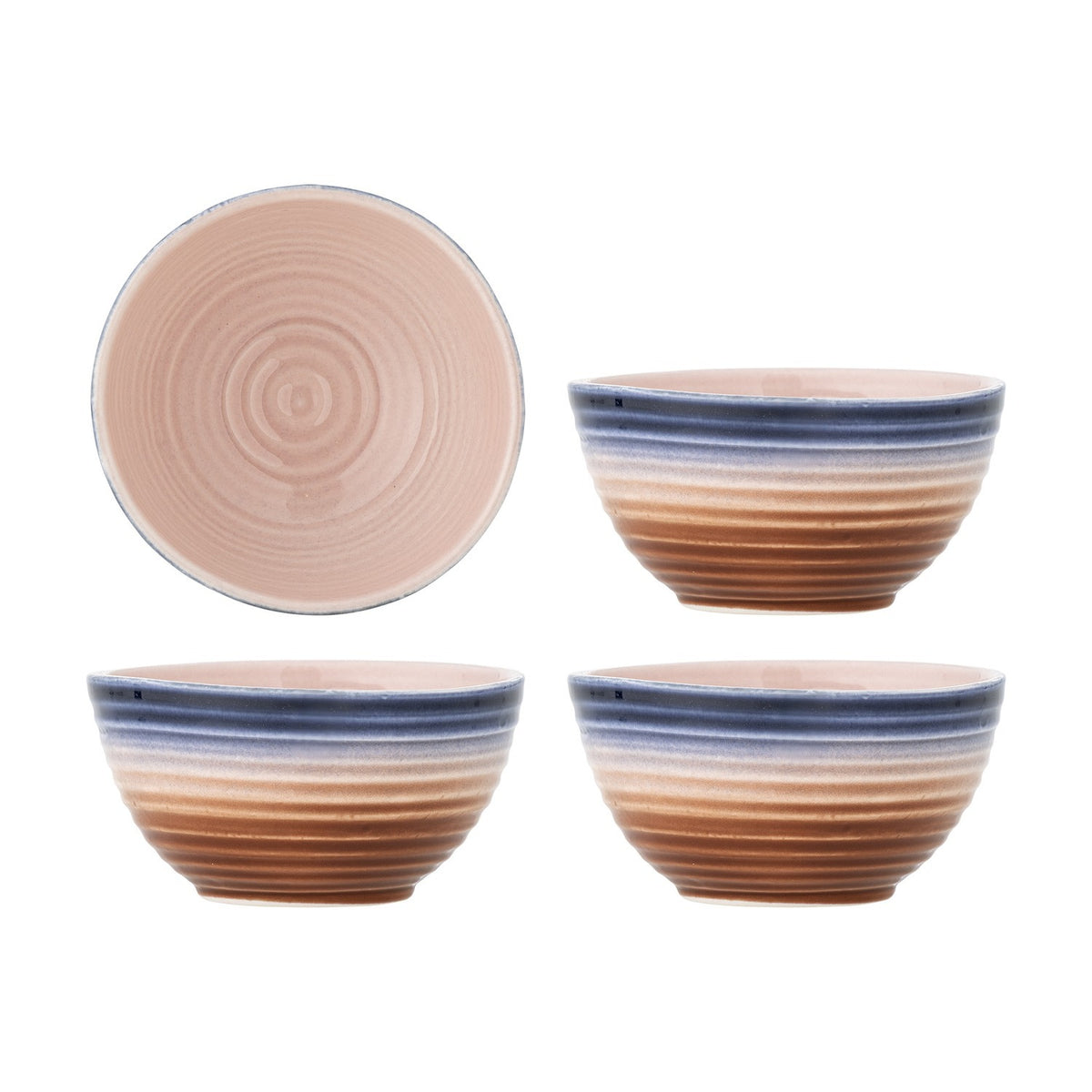 Tatum Stoneware Bowls 12cm Set of 4 - Multi